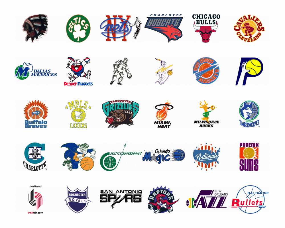 一文读懂NBA30强队标演变史 看完都能成为真球迷-第1张图片-ZBLOG