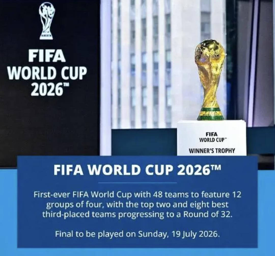 【FIFA官宣】2026美加墨世界杯正式扩军！-第2张图片-ZBLOG